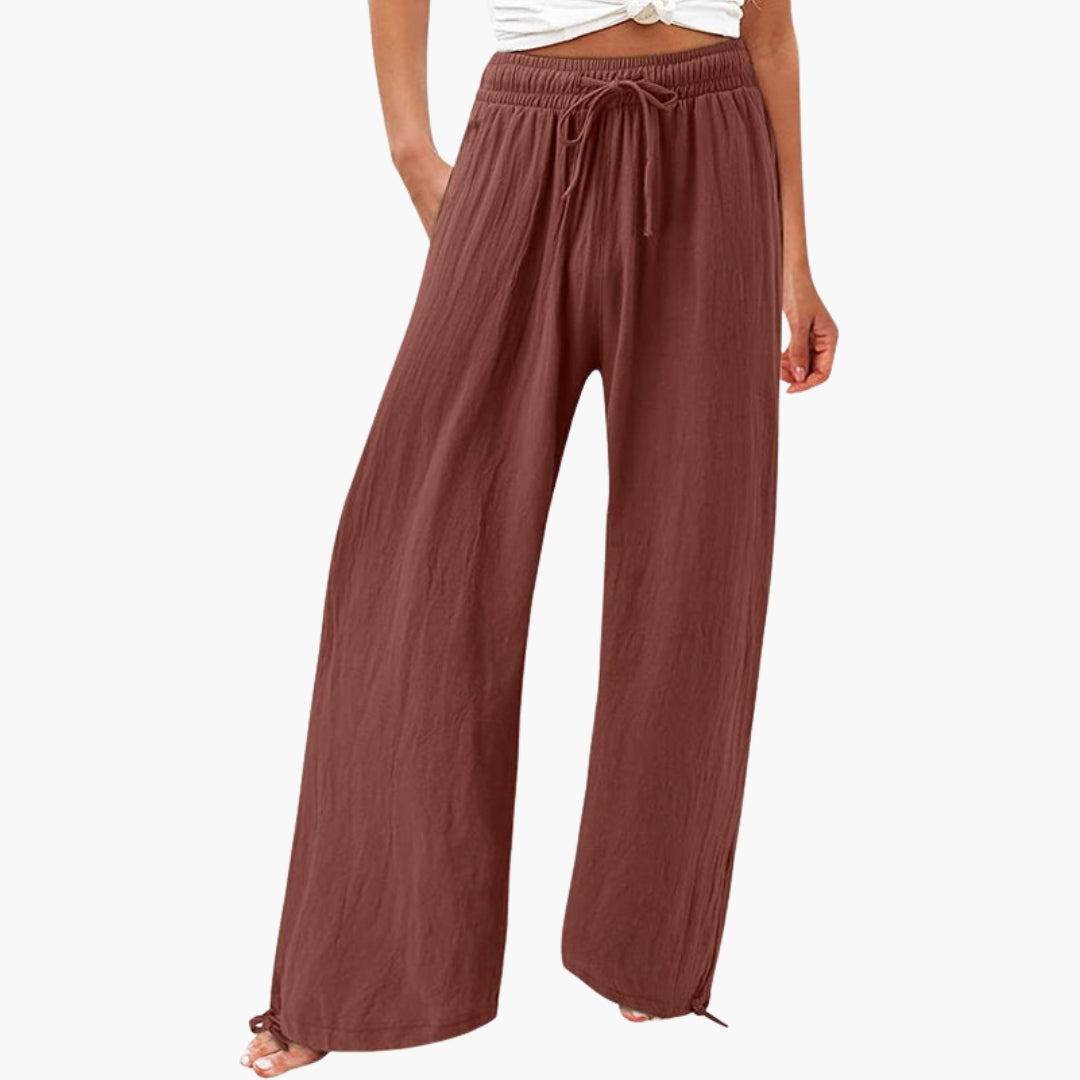 Pantaloni da donna con tasche laterali