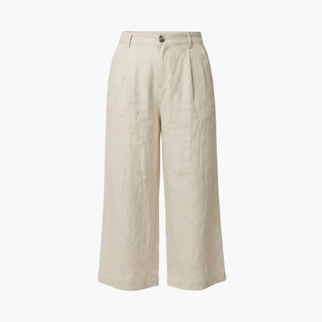 Pantalons pour femmes avec surface unie