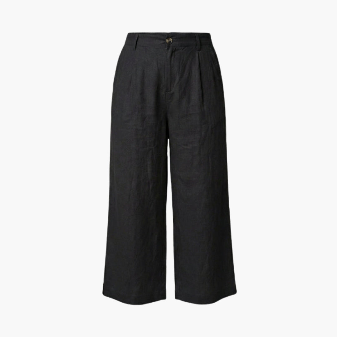Pantalons pour femmes avec surface unie