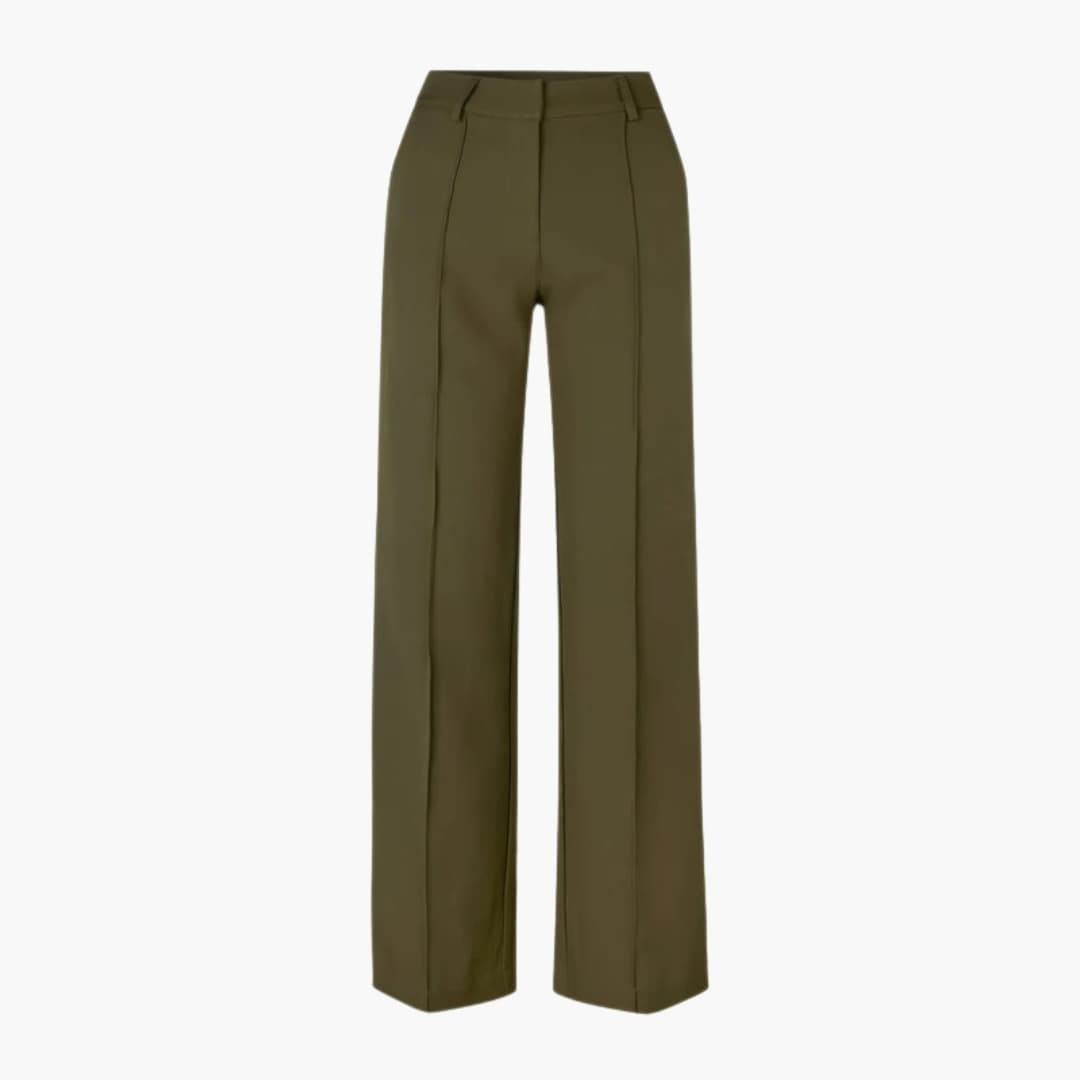 Pantalon taille haute pour femme