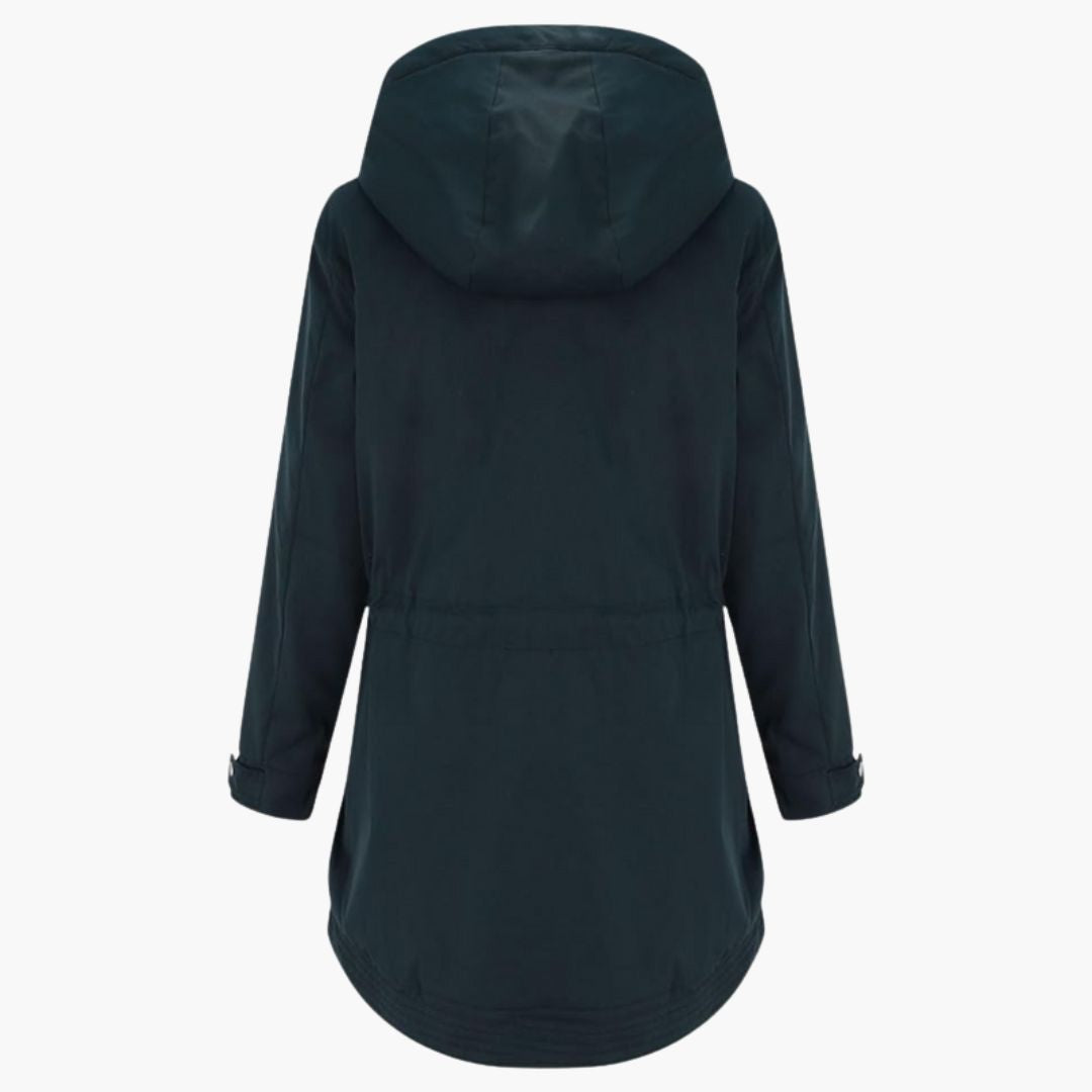 Parka veste femme avec capuche ajustable