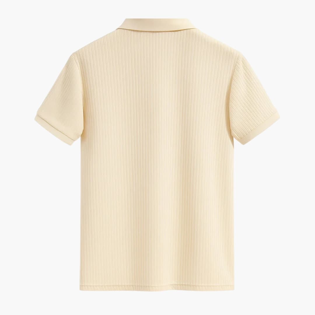 Polo homme à patte de boutonnage et manches courtes