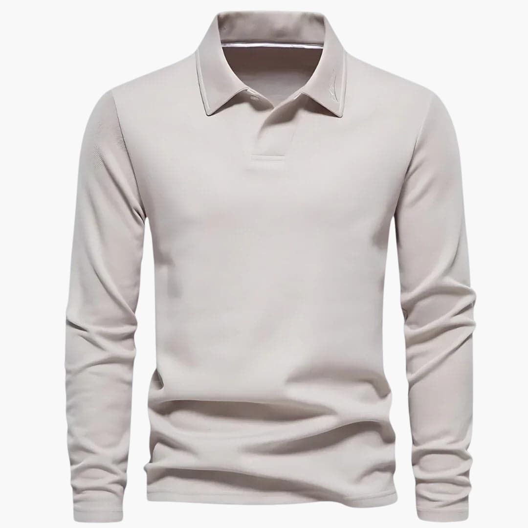 Polo homme avec col classique et coupe ajustée