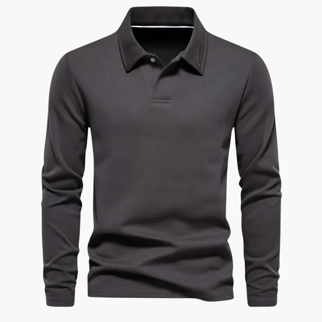 Polo homme avec col classique et coupe ajustée
