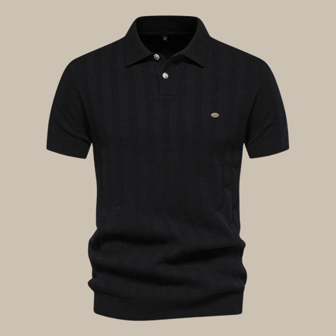 Polo homme en laine mérinos manches courtes – confort et style polyvalent