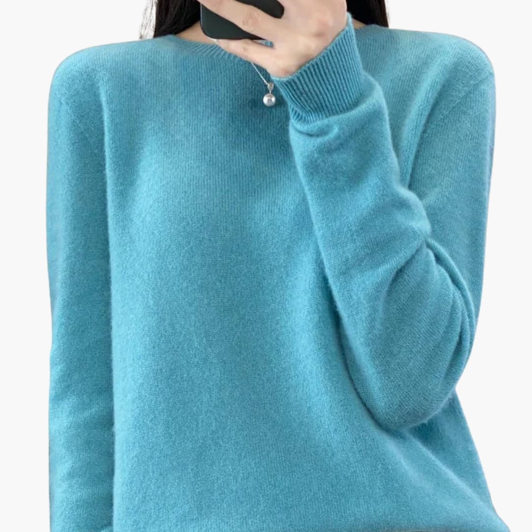 Camisola de Mulher de Vestir com Gola Redonda