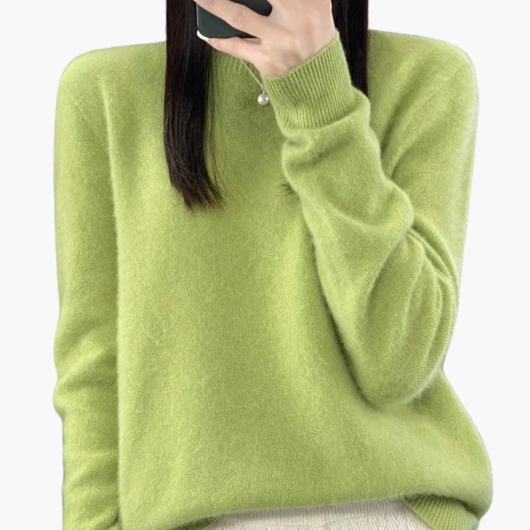 Camisola de Mulher de Vestir com Gola Redonda