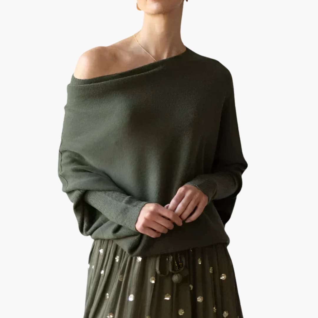 Oversized genser til dame for avslappet antrekk med løs passform