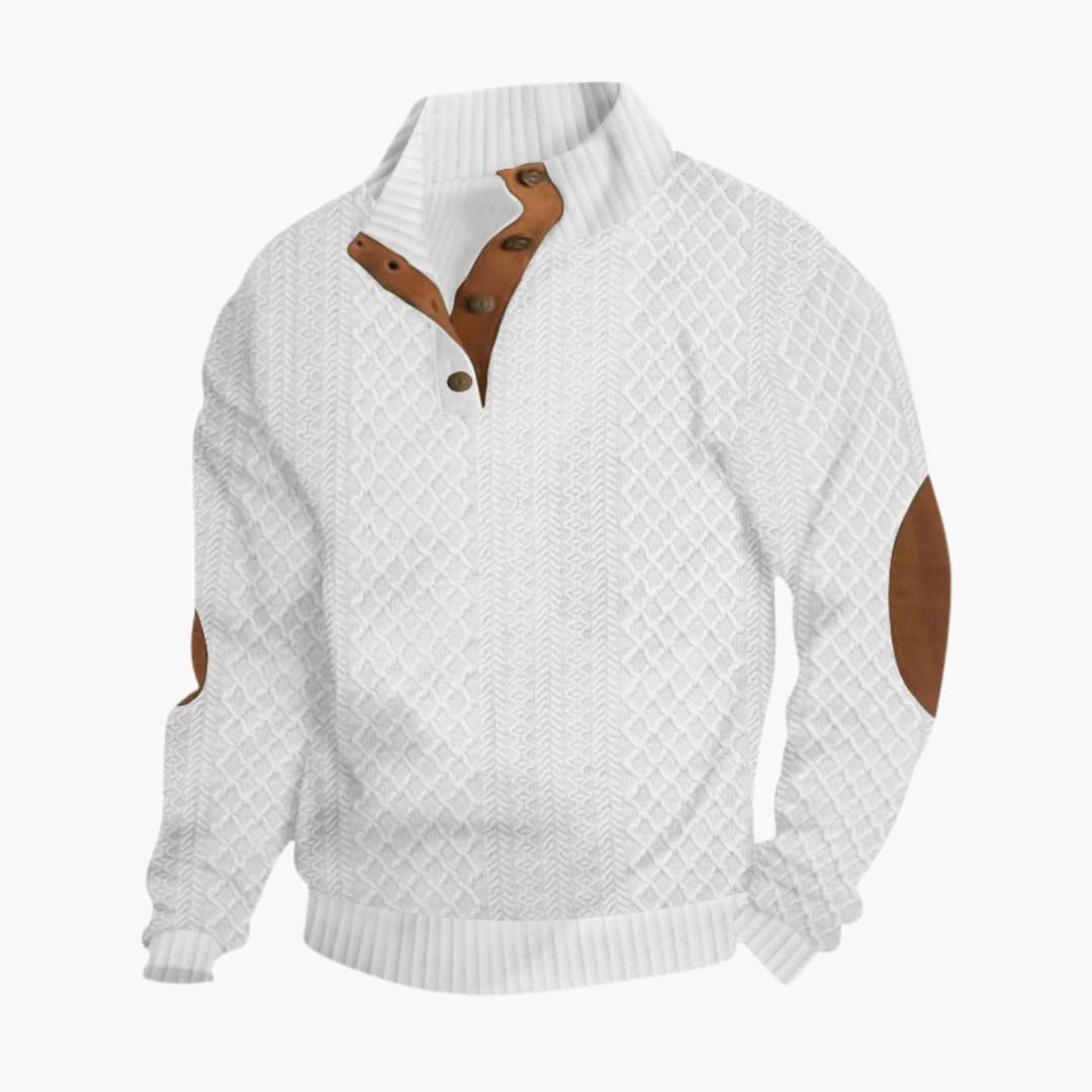 Pull pour homme avec col zippé