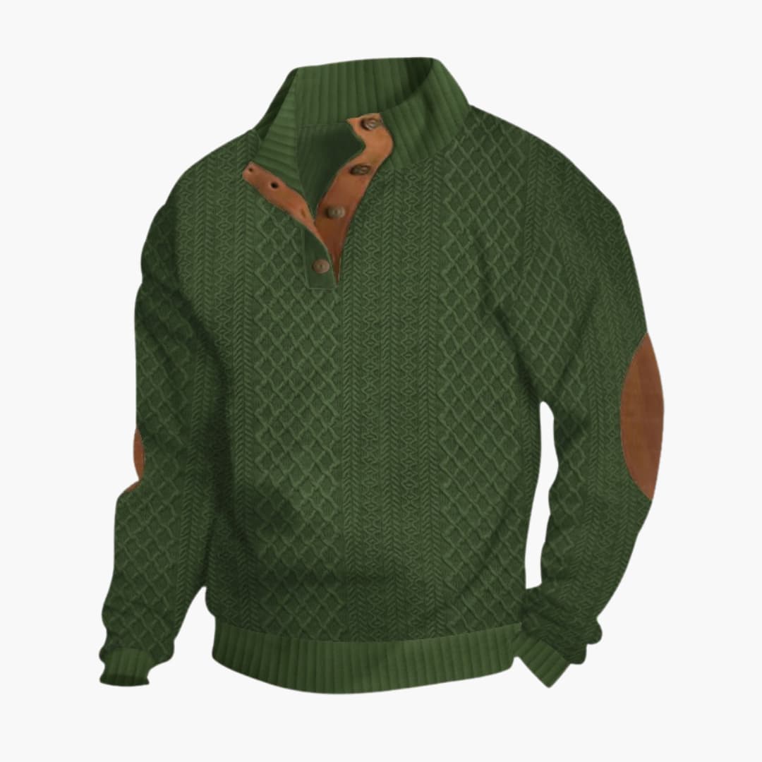 Pull pour homme avec col zippé