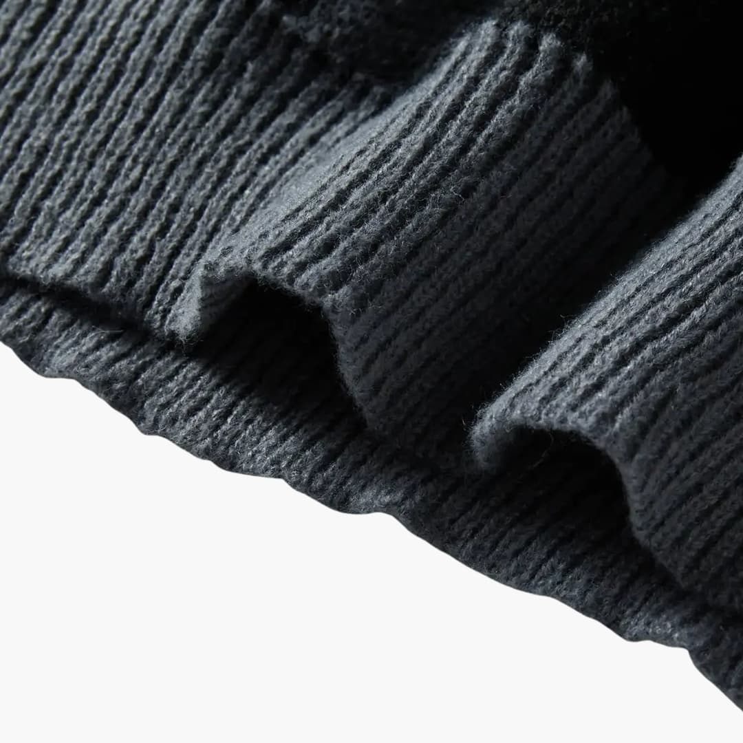 Pull pour homme avec imprimé abstrait et poignets côtelés