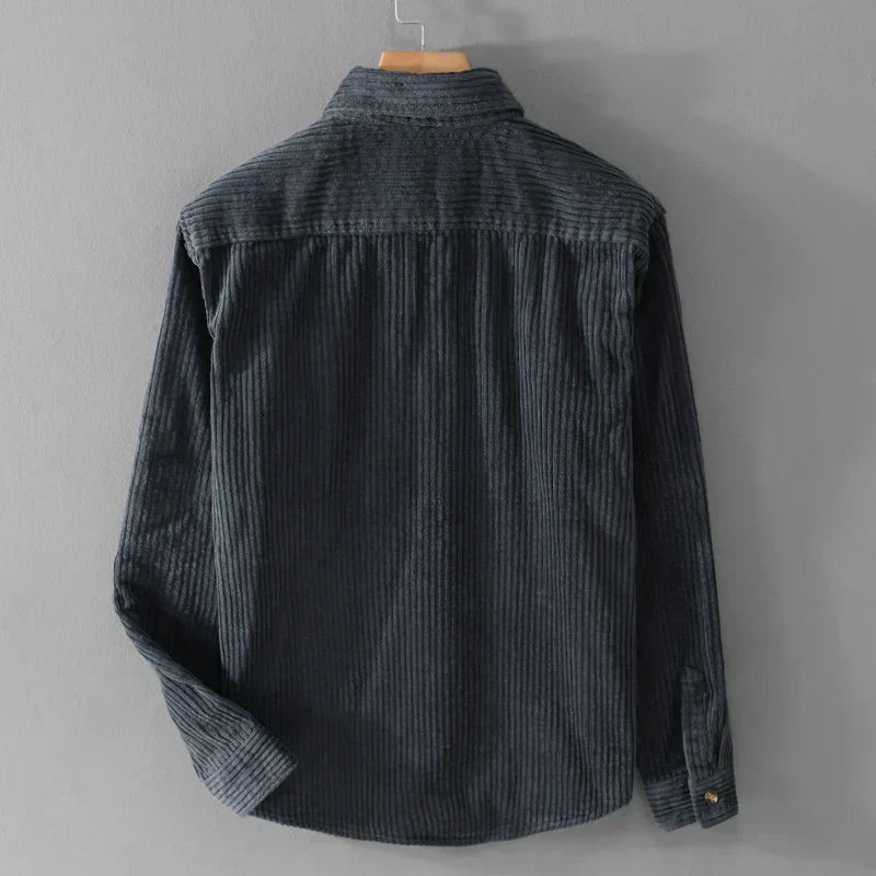 Surchemise homme velours côtelé | Élégante et confortable pour l'automne