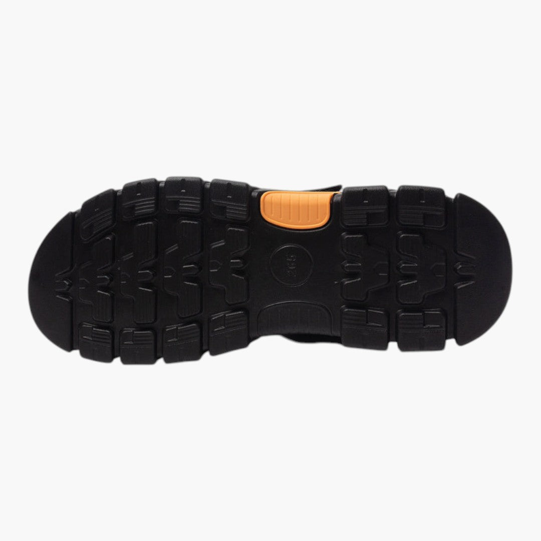 Sandalias para hombre con punta abierta y cierre ajustable