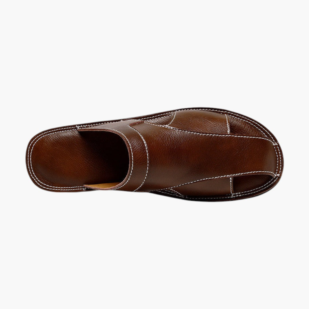 Sandales Homme a Bout Rond et Fermeture Sans Lacets