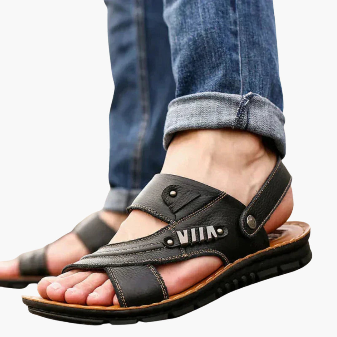 Sandales pour hommes avec brides ajustables et design ergonomique