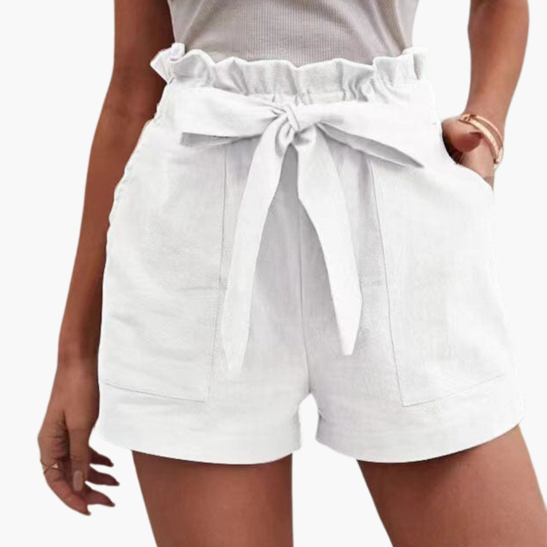 Pantaloncini Donna Vita Alta con Coulisse
