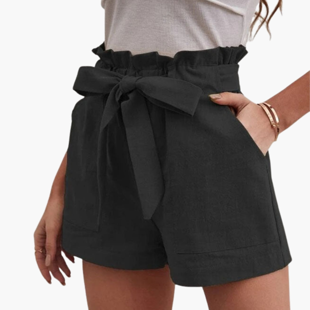 Pantaloncini Donna Vita Alta con Coulisse