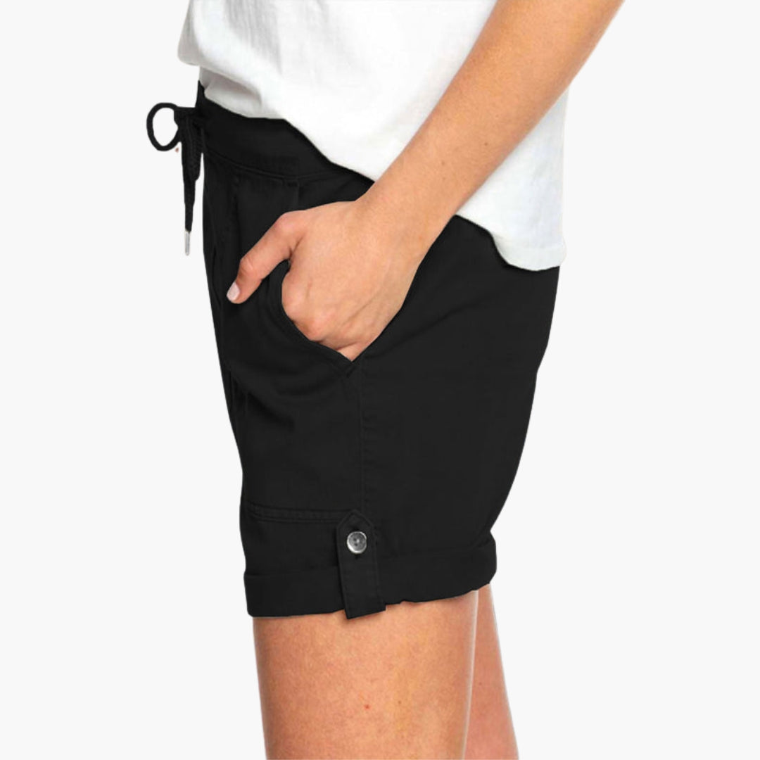 Short para mujer con dobladillo vuelto