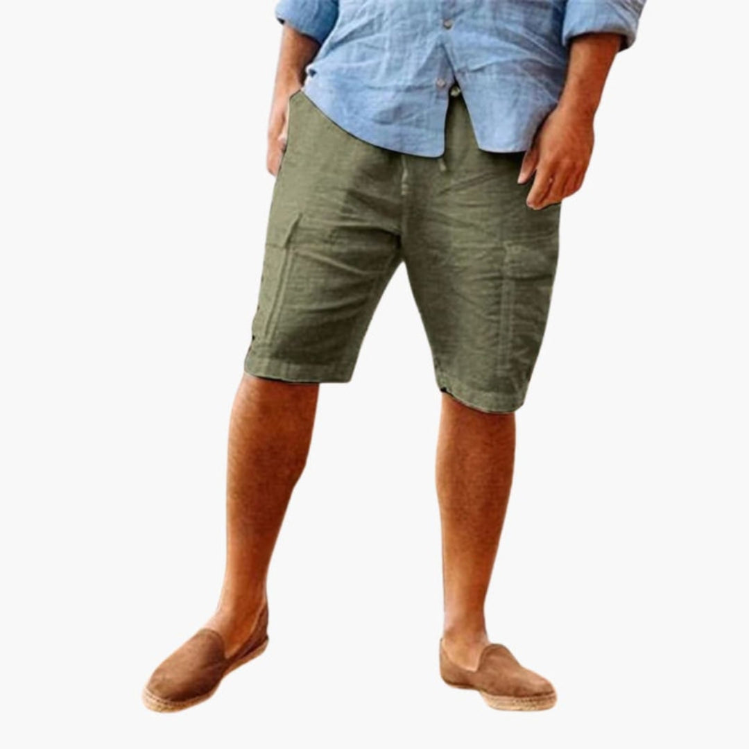 Kort herreshorts med sidelommer