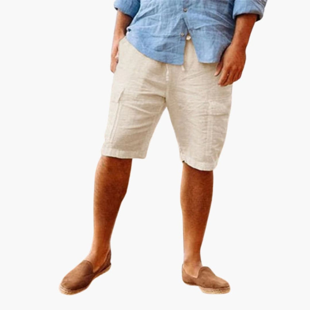 Kort herreshorts med sidelommer