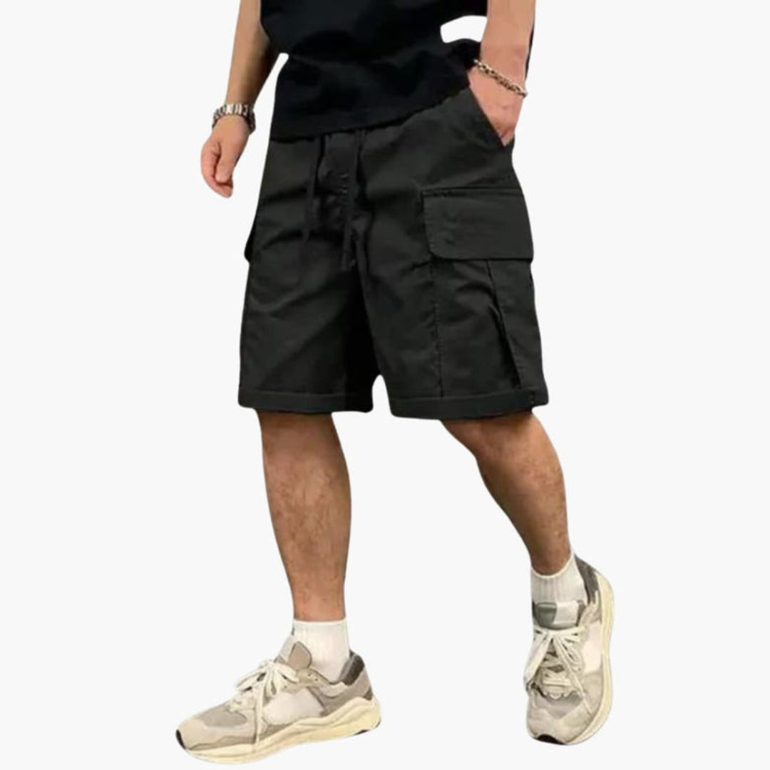 Pantaloncini cargo da uomo con lunghezza al ginocchio