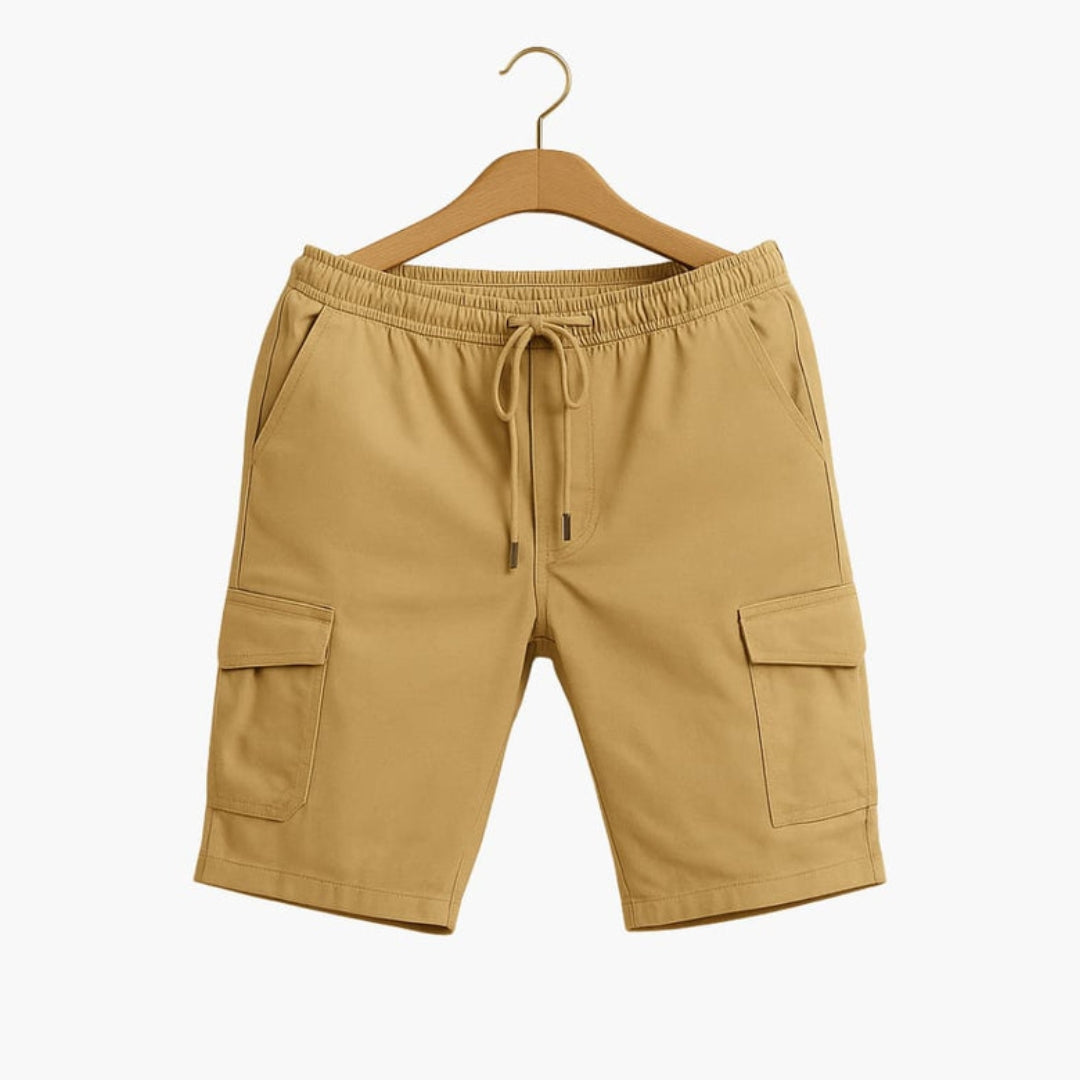 Pantaloncini cargo da uomo con tasca a patta