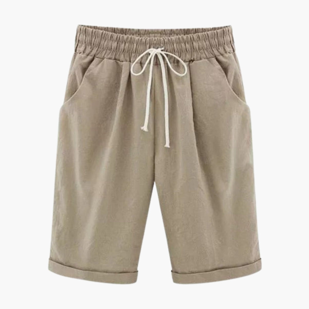 Pantaloncini estivi da donna con taglio ampio