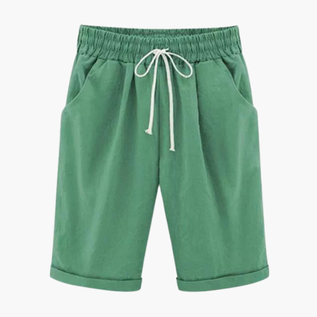 Pantaloncini estivi da donna con taglio ampio