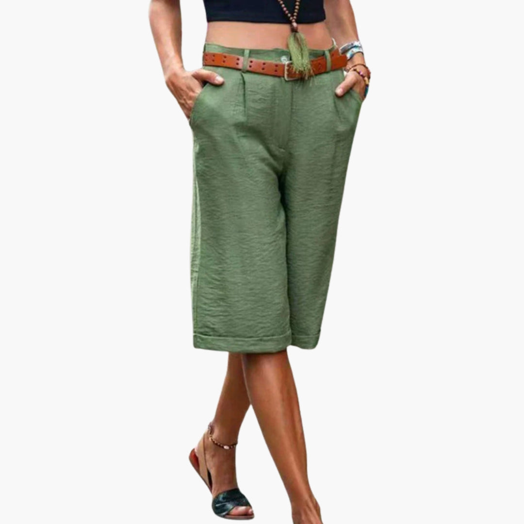 Women's Summer Shorts with Side Pockets