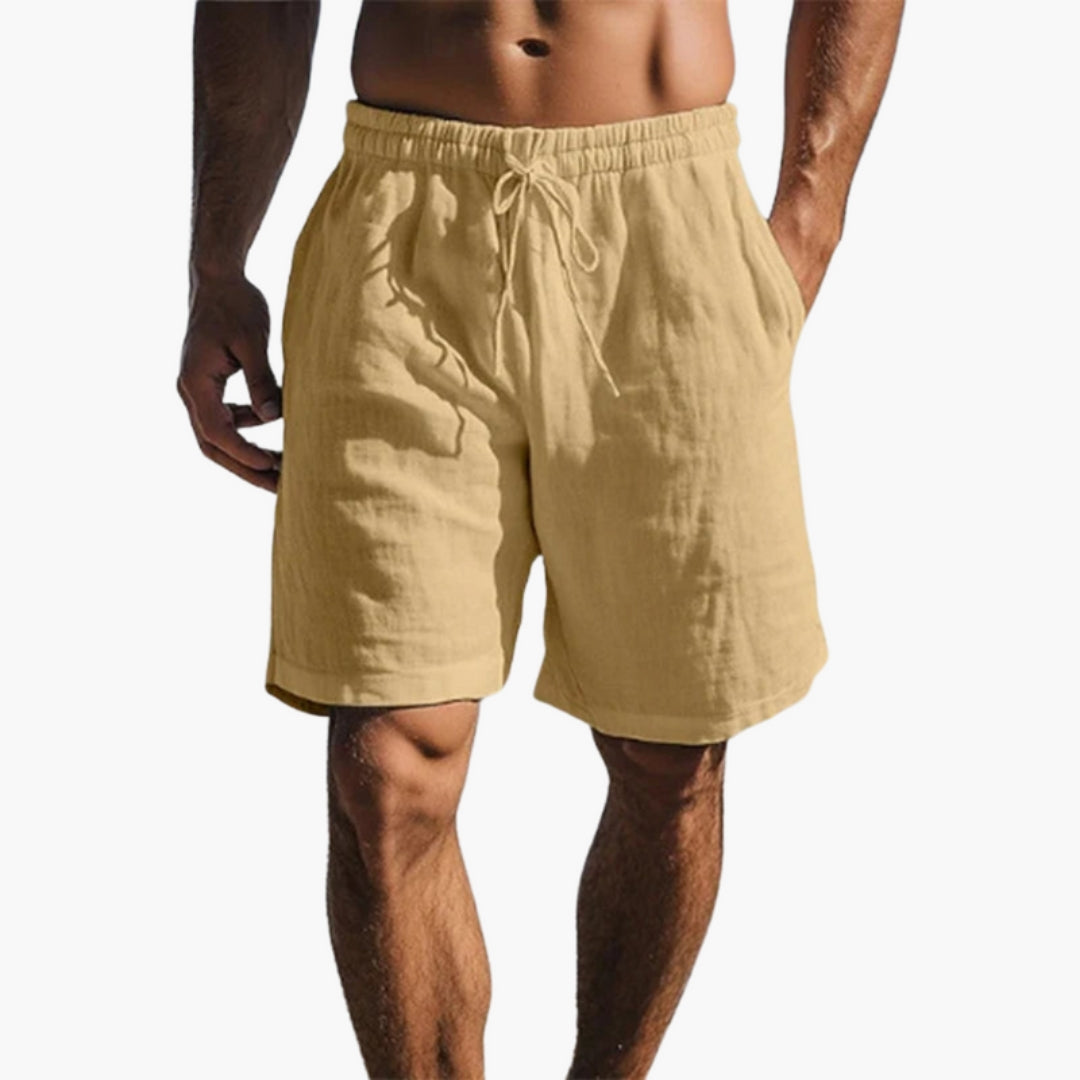 Pantaloncini da bagno uomo con orlo dritto