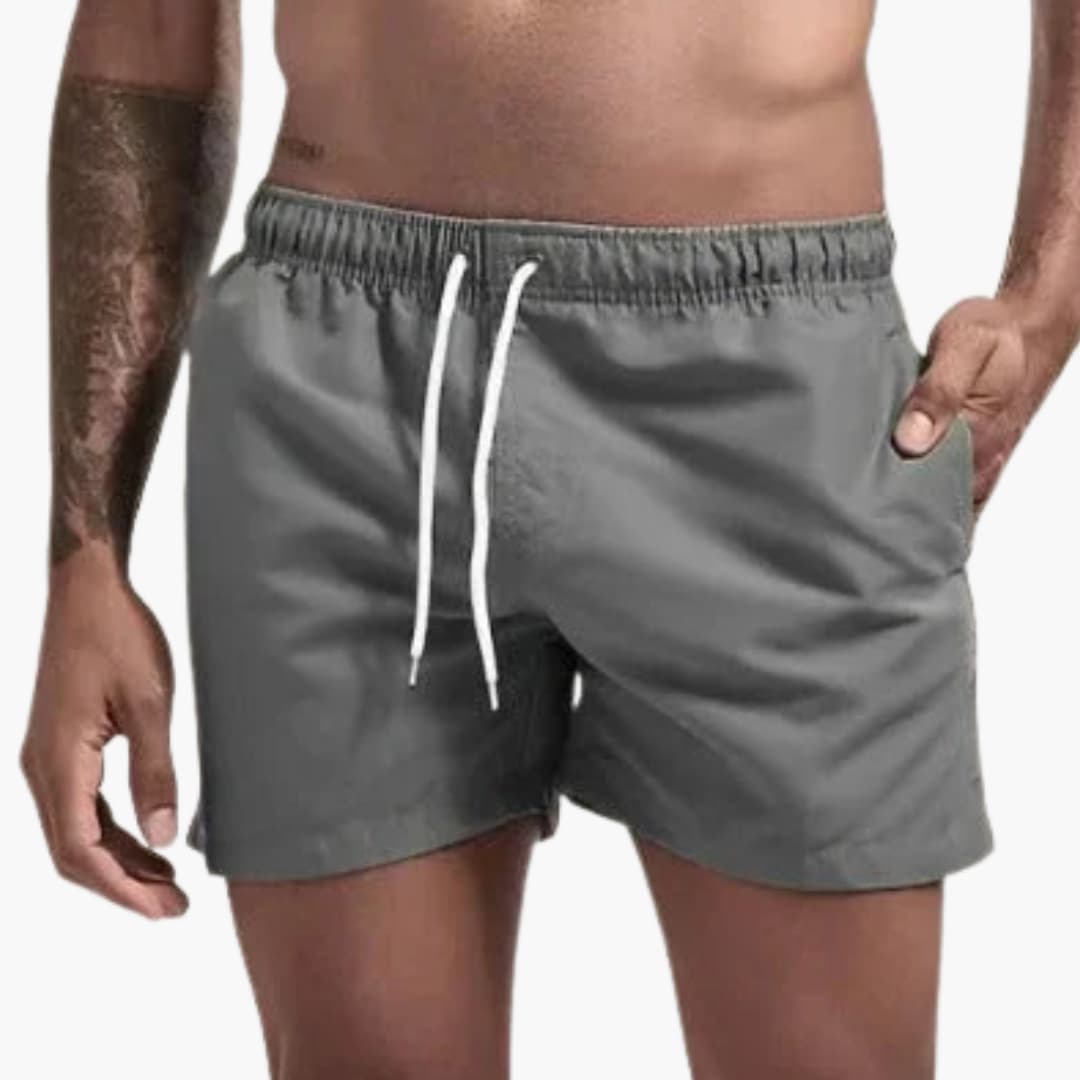 Short de bain pour homme avec taille élastique