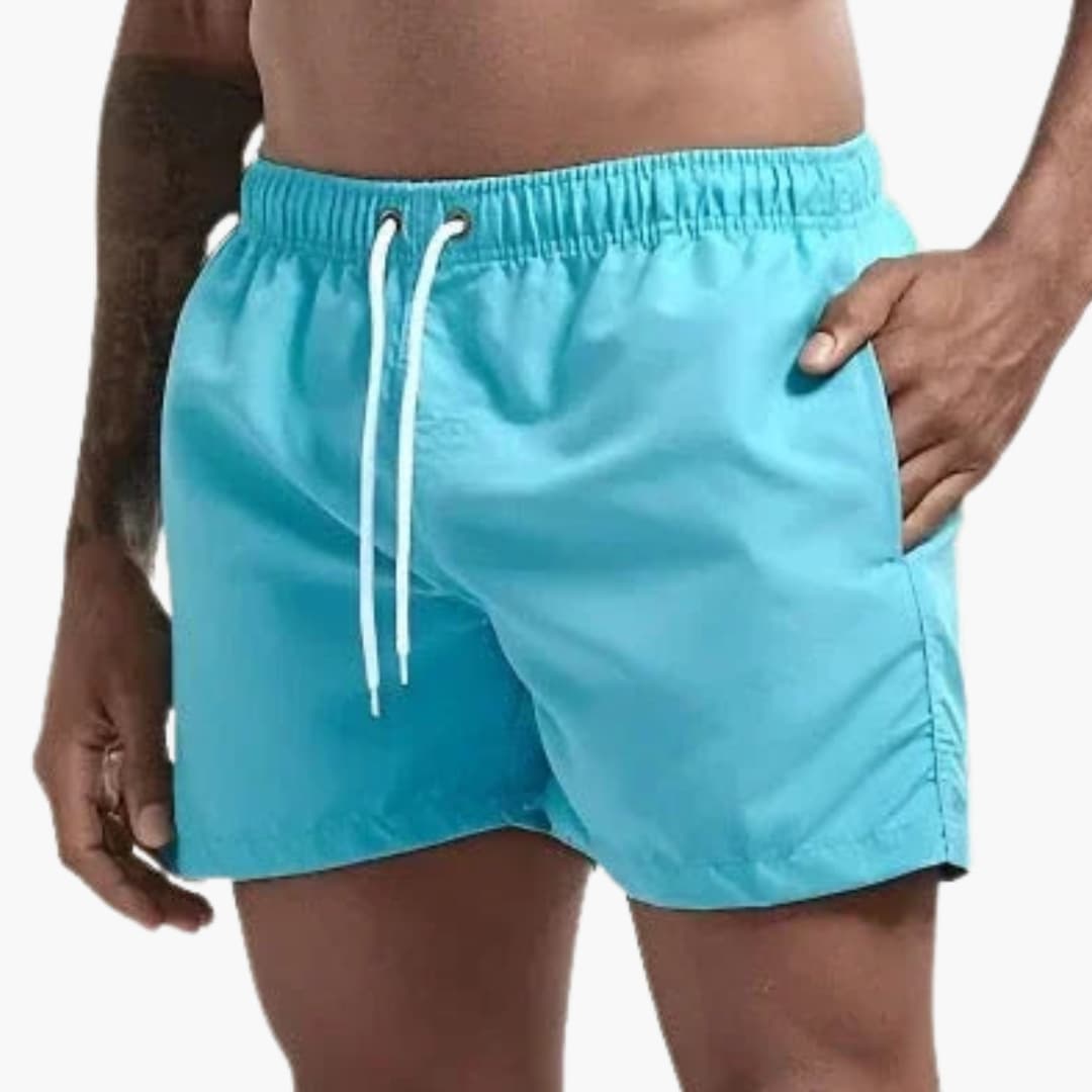 Short de bain pour homme avec taille élastique