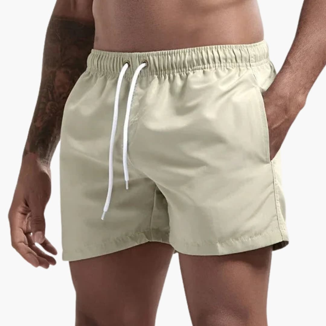 Short de bain pour homme avec taille élastique