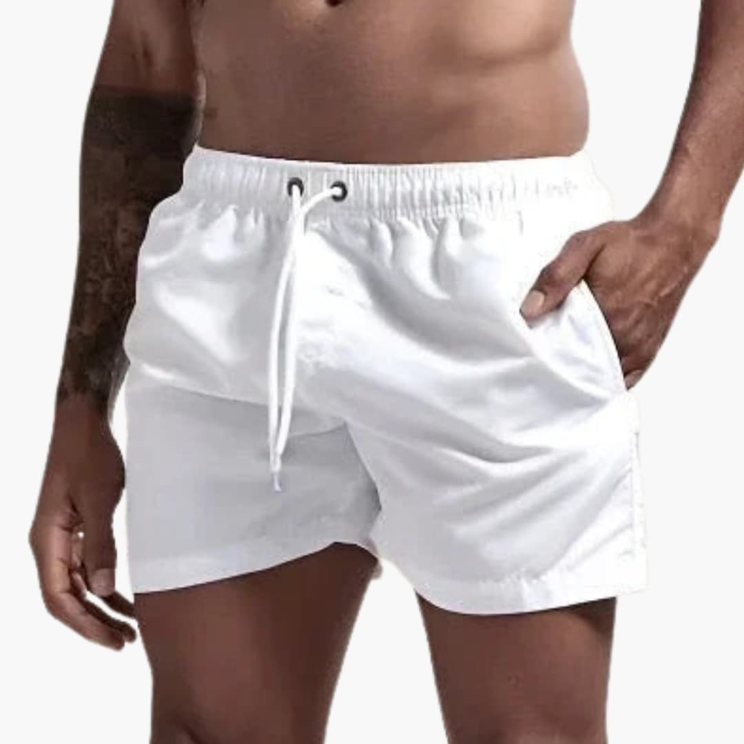 Short de bain pour homme avec taille élastique
