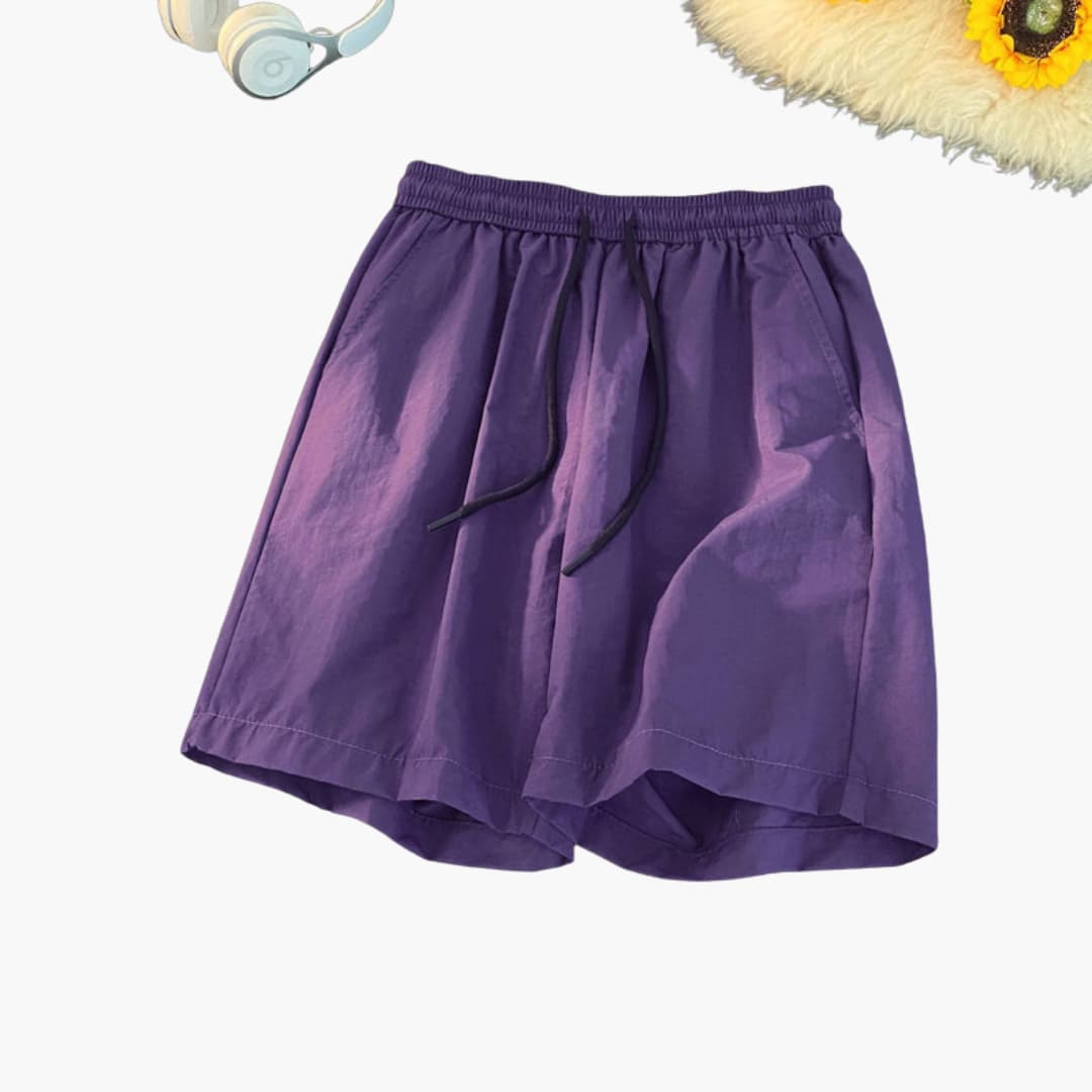 Short sportivo da donna con vita elasticizzata