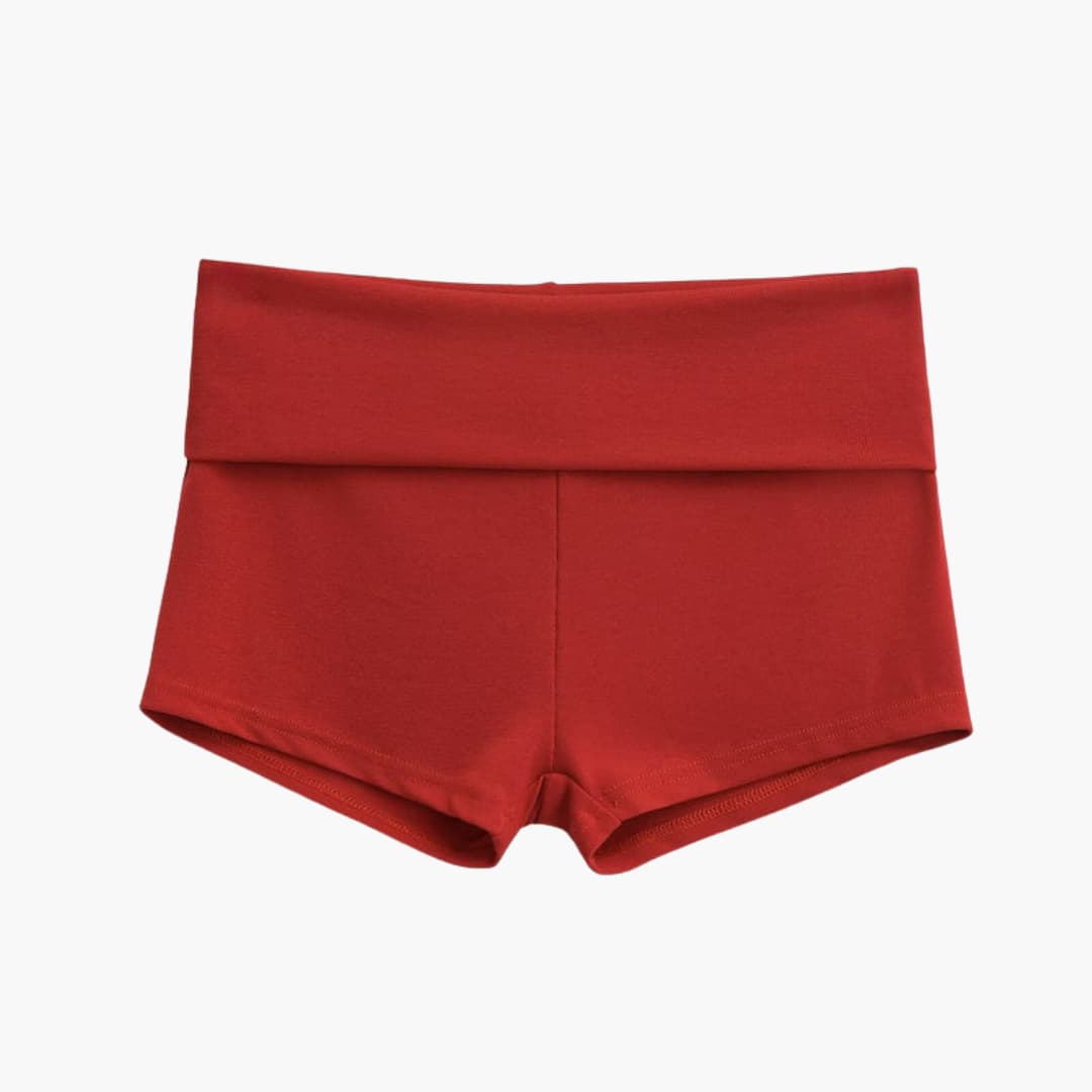 Short sportivo da donna con vita alta