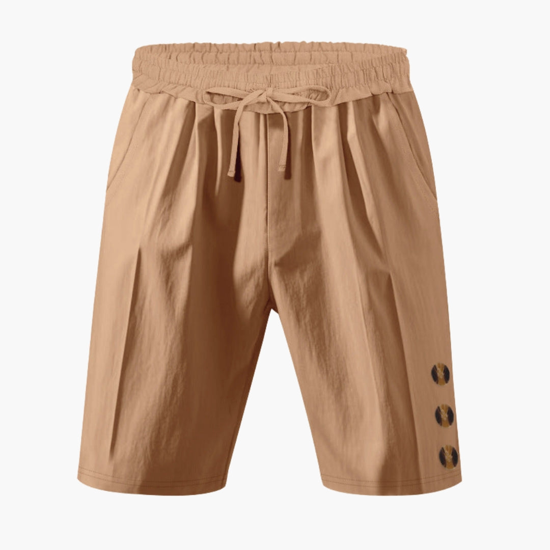 Short de sport homme avec taille élastique et poches latérales
