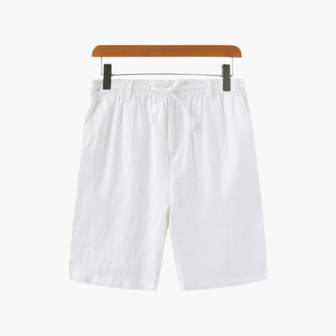 Short homme a taille à cordon et poches latérales