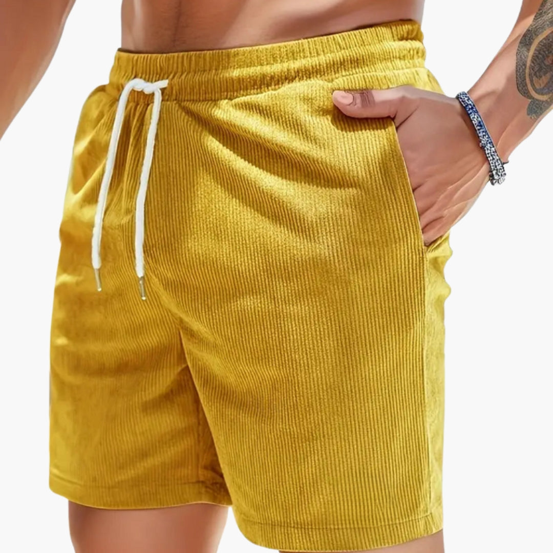 Pantaloncini uomo con coulisse e tasche laterali