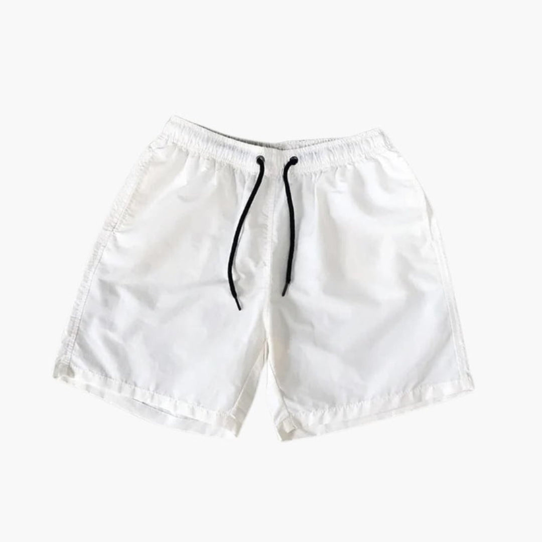 Pantaloncini da uomo con vita a coulisse e tasche laterali