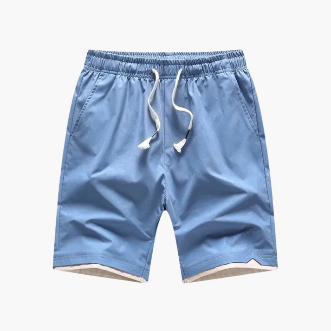 Short jogger homme avec taille à cordon