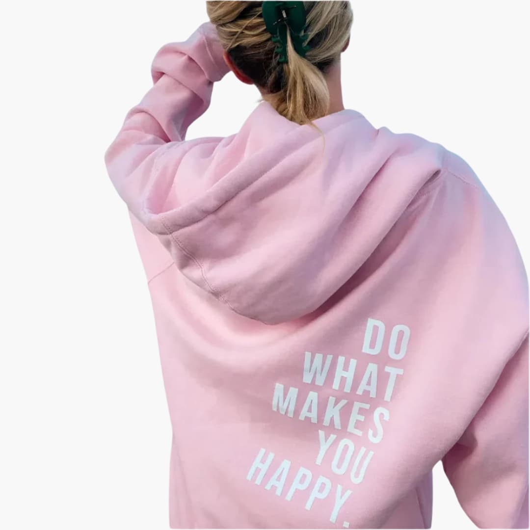 Women's Hoodie with Printed Back