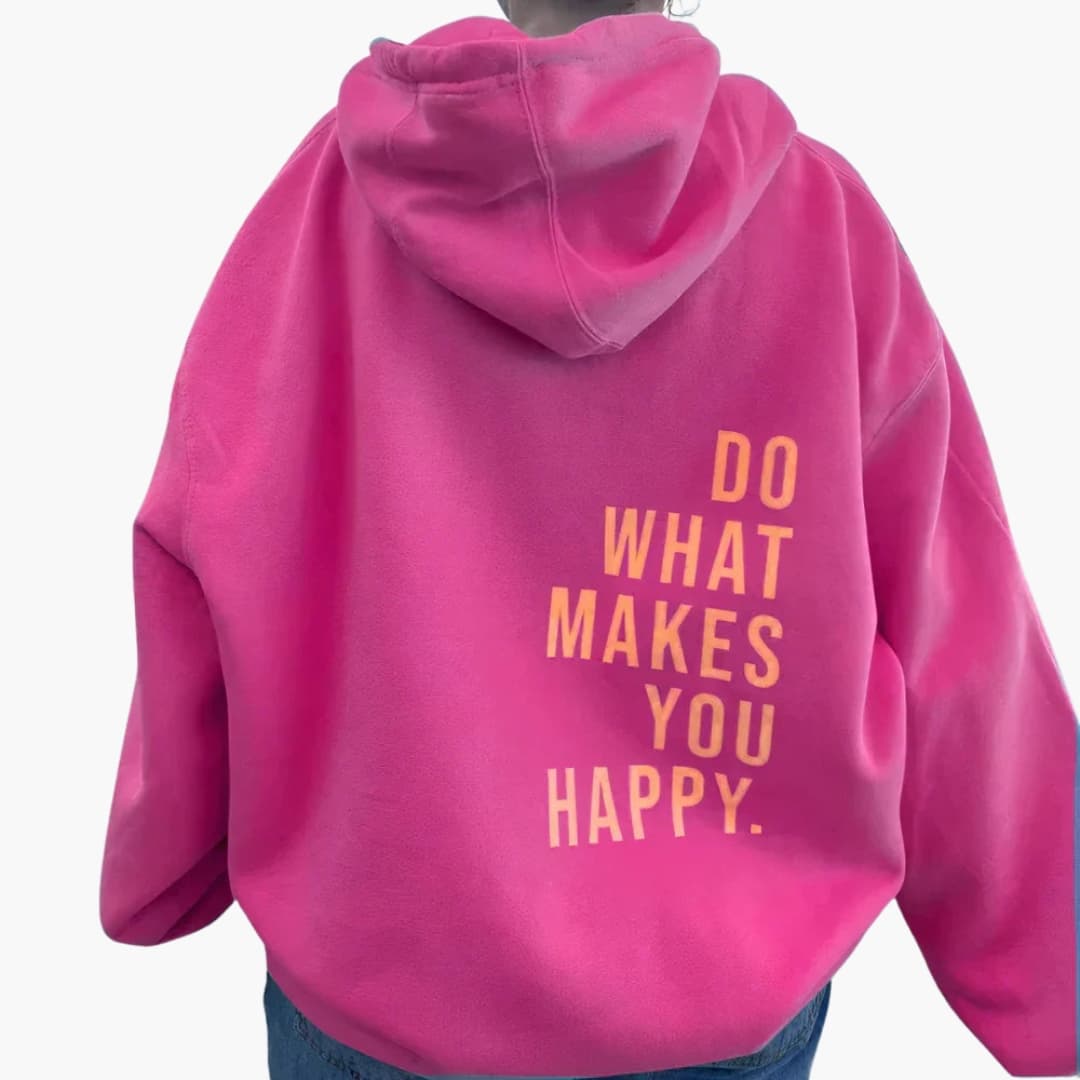 Women's Hoodie with Printed Back