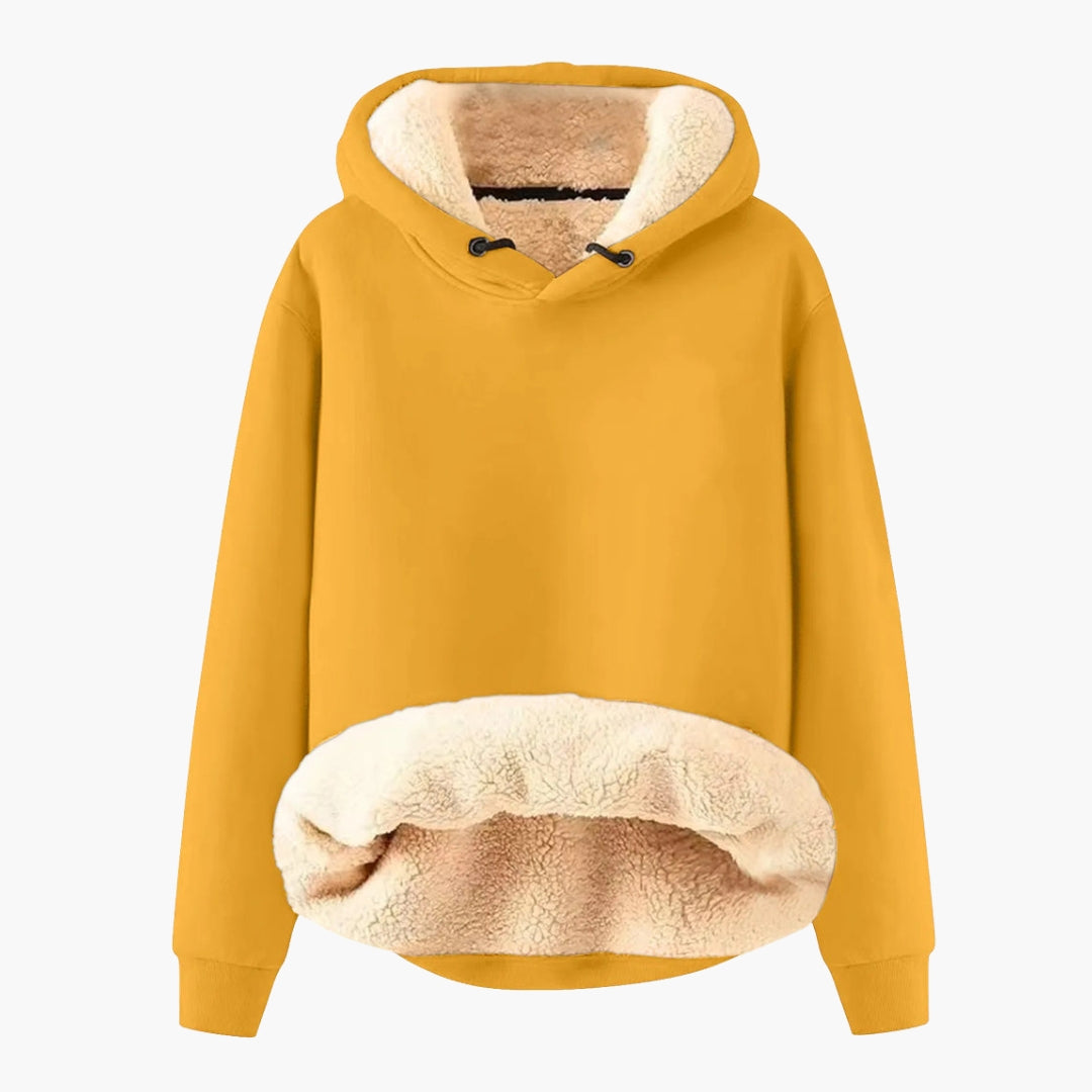 Women's Hoodie with Sherpa Lining