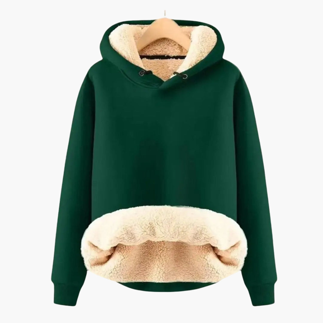 Women's Hoodie with Sherpa Lining