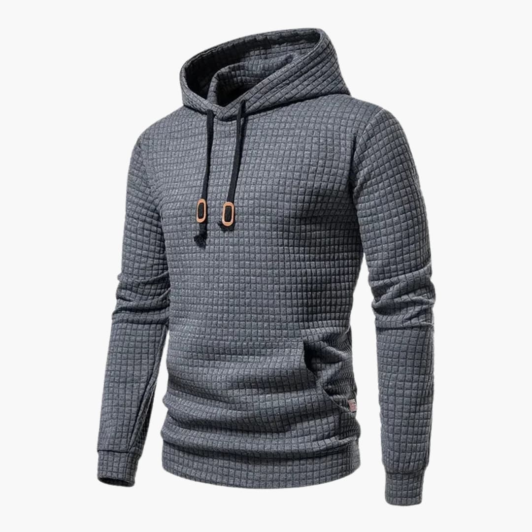 Sweat à Capuche Homme avec Texture Matelassée
