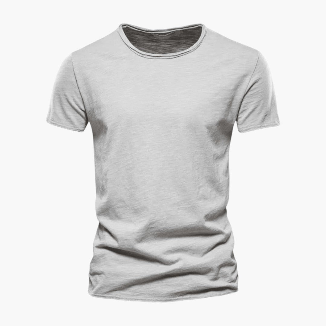 T shirt Homme avec Manches Courtes et Col Rond