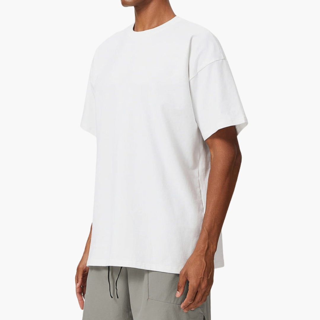 T-shirt homme avec col rond et manches courtes