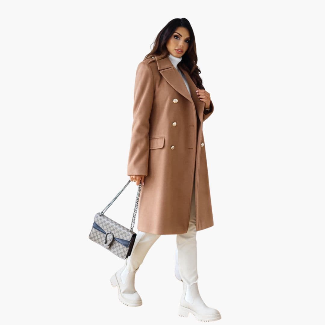 Trench femme avec col à revers