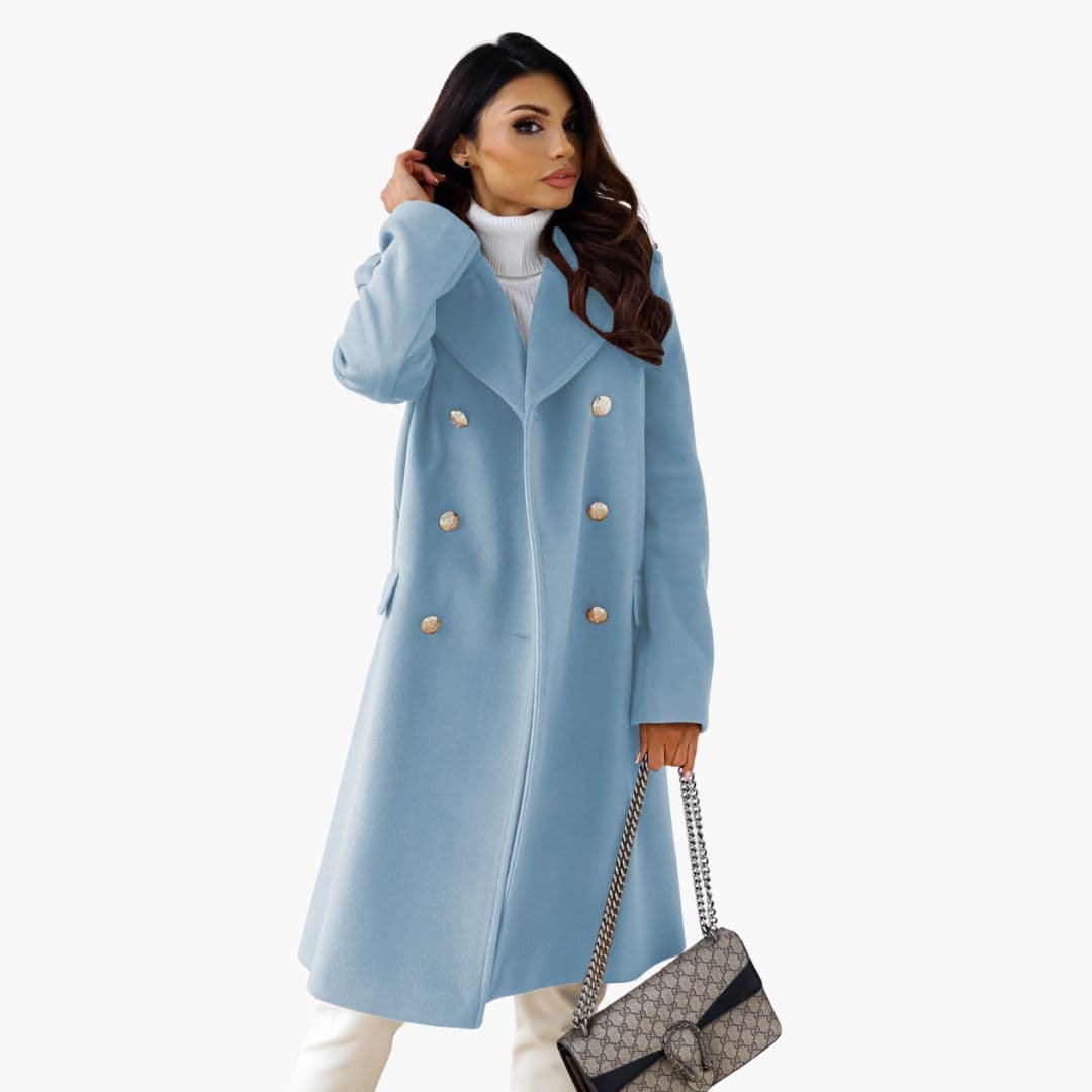 Trench femme avec col à revers